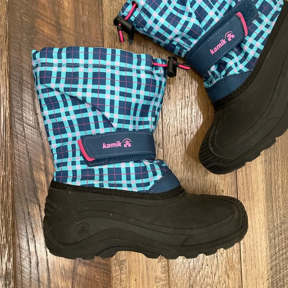 Kamik waterproof winter snow boots girl 3